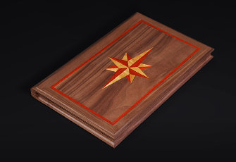 Нарды Kadun Книга Элит (американский орех)