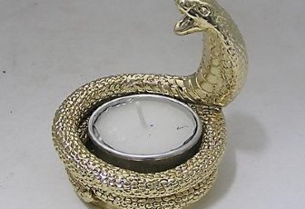 Подсвечник "Кобра" Exetera Argenti, арт. CD 7401 ORO