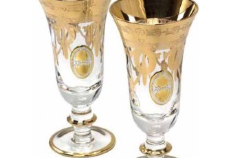 Gold line, Набор для вина в кейсе, Арт. CB21G/6C