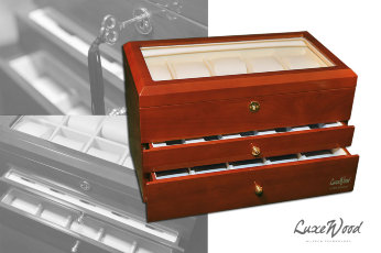 Шкатулка для хранения 25-ти часов Luxewood LW804-25