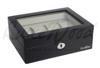 Шкатулка для хранения 8-ми часов со стеклом Luxewood LW841-8-1