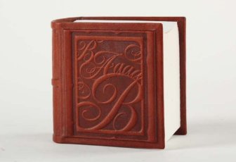 Записная книжка "Кубик" в обложке из натуральной кожи, Арт. 005-07-02