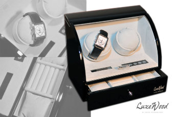 Шкатулка для хранения и подзавода 2-х часов Luxewood LW322-1