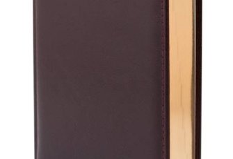Ежедневник Letts Global Deluxe Ibiza A5 кожа, бургунди