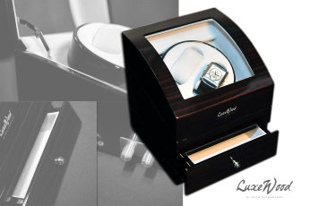 Шкатулка для хранения и подзавода 2-х часов Luxewood LW721-5
