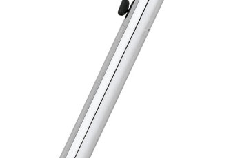 Ручка гелевая без колпачка Cross Click с тонким стержнем, цвет: Pure Chrome, арт. AT0625-1