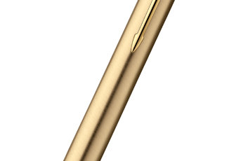 Шариковая ручка Parker IM Metal, K223, цвет: Brushed Metal Gold GT, арт. R0736980